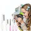 HAEZU Small Animal Grooming Kit Stainless Steel Comb Shed-6