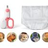 LUKHMELF Rabbit Nail Clippers LED Light Pet Grooming Tool-5