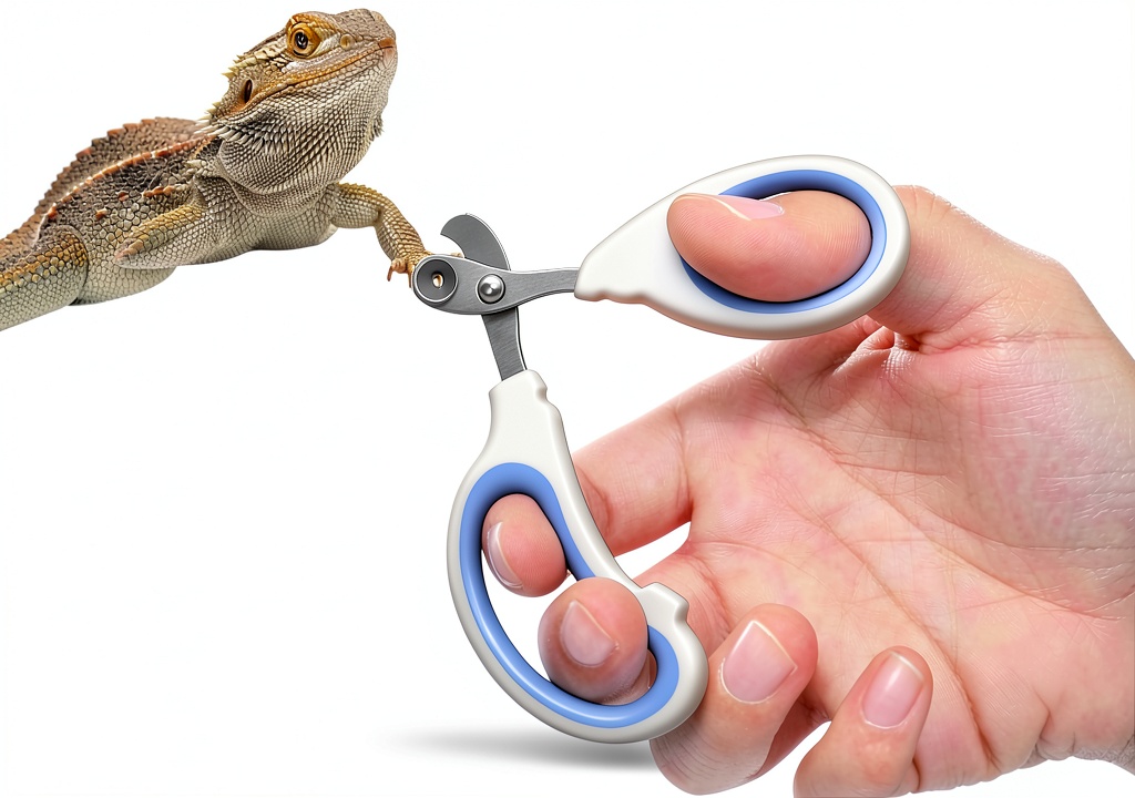 Xyembu nail clipper held in hand showing compact design