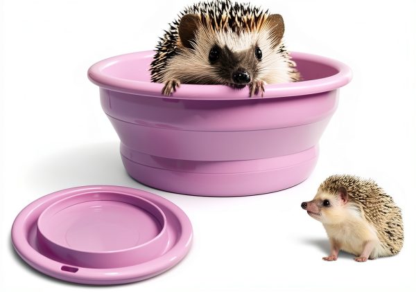 JSLZF Hedgehog Bath Kit Foldable Tub Grooming Supplies-0