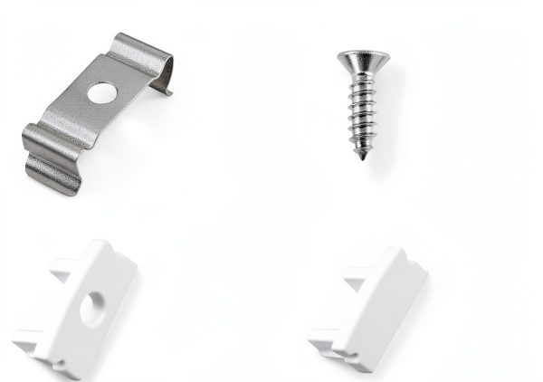 SXYYDSG U-Shape Clips Wall Mount Stainless Steel Set of 48-2