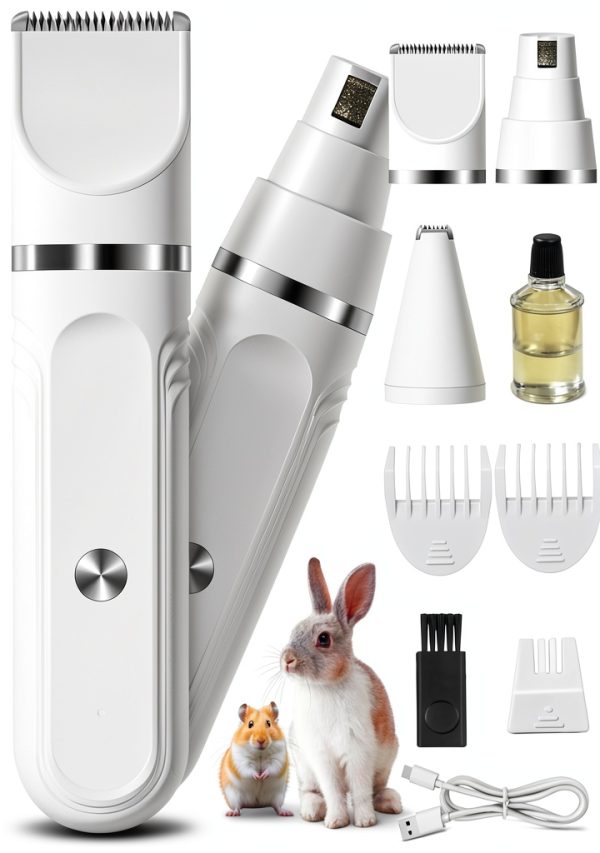 Lyrzzey Small Pet Grooming Kit Clipper Nail Grinder-0