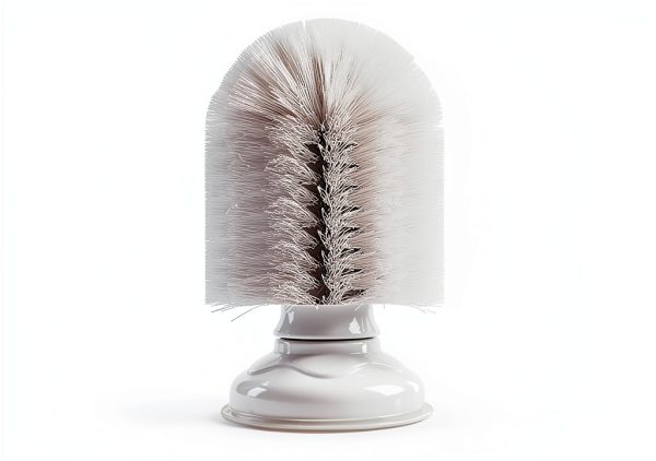 Neacus Turtle Brush White Plastic Handle Suction Cup-6