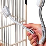 MANON ROSA Bird Cage Cleaning Brush Reverse Bristle Design-0