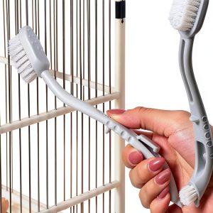 MANON ROSA Bird Cage Cleaning Brush Reverse Bristle Design-0