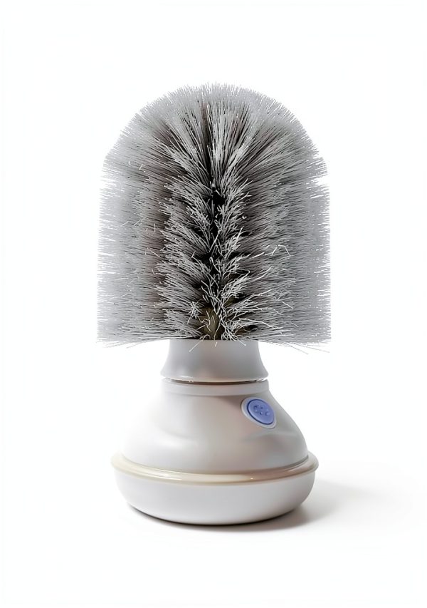 Neacus Turtle Brush White Plastic Handle Suction Cup-3