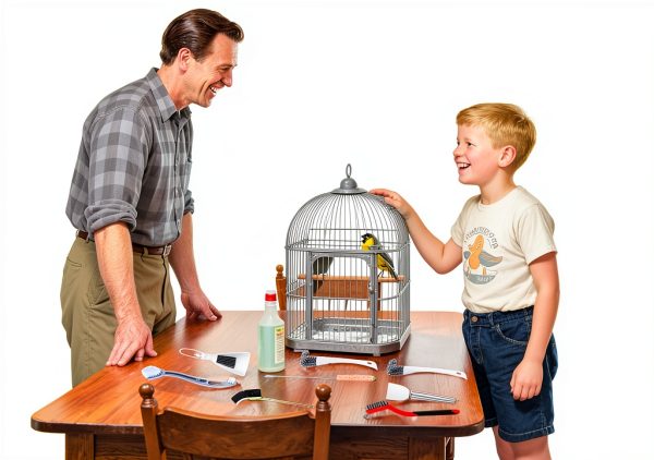 TOAINRSI Bird Cage Cleaner Stainless Steel 8-Piece Kit-5