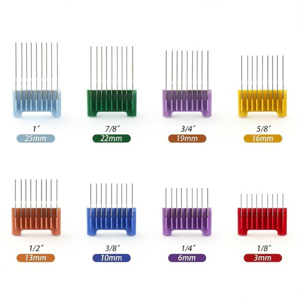 BESTBOMG Pet Grooming Guide Combs Stainless Steel Set-2