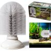 Neacus Turtle Brush White Plastic Handle Suction Cup-0