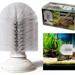 Neacus Turtle Brush White Plastic Handle Suction Cup-0