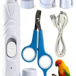 Anicuta Bird Nail Grinder Quiet Dual Speed Pet Grooming Tool-0