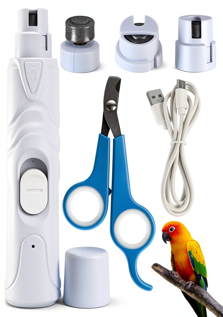 Anicuta Bird Nail Grinder in use on a small pet