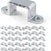 TIXIPEM Neon Light Clips Plastic Mounting 16x19mm-0