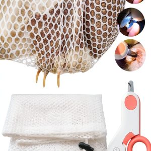 LUKHMELF Rabbit Nail Clippers LED Light Pet Grooming Tool-0