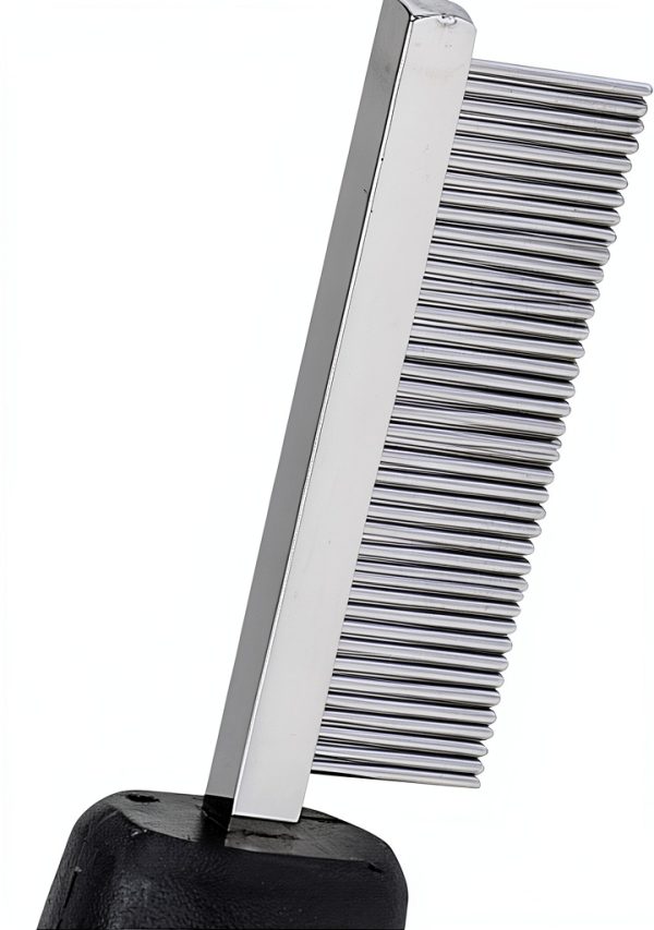 PetEdge Grooming Comb Stainless Steel Teeth Ergonomic Handle-1