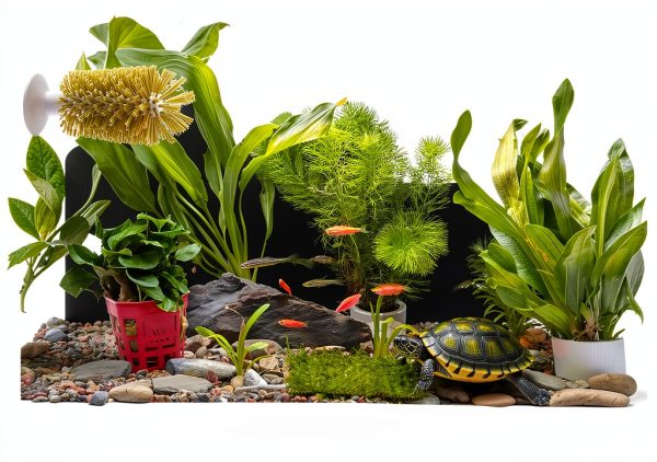 XINGLE Turtle Brushes Nylon Bristles Suction Cup Pet-5