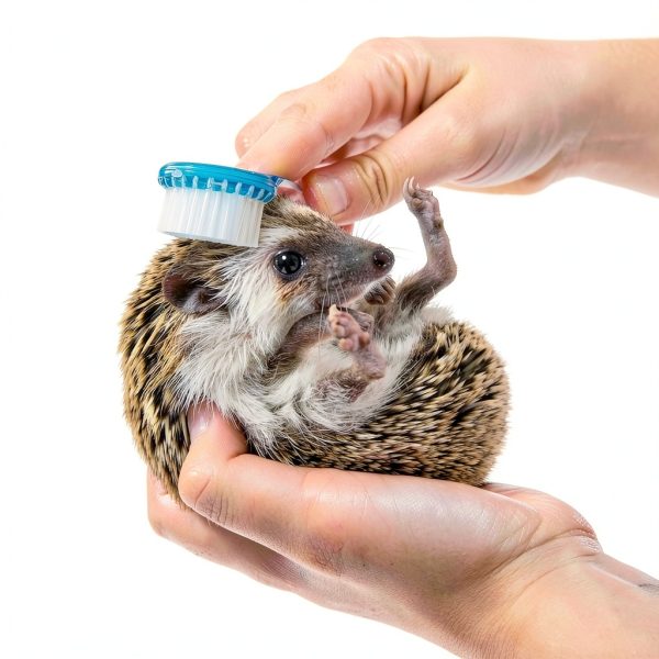 Mudder Hedgehog Grooming Kit Soft Brush Nail Clipper-1