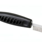 PetEdge Grooming Comb Stainless Steel Teeth Ergonomic Handle-0