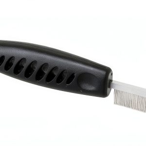 PetEdge Grooming Comb Stainless Steel Teeth Ergonomic Handle-0