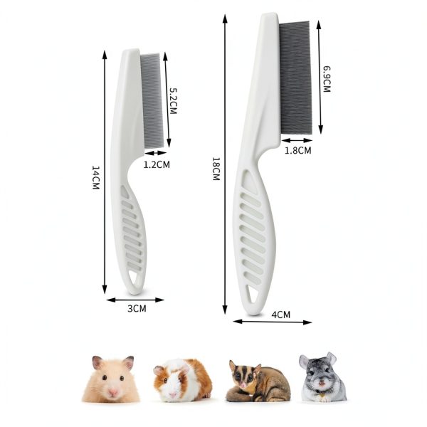 SEZDEKI Stainless Steel Pet Comb Small Animal Grooming Tool-1