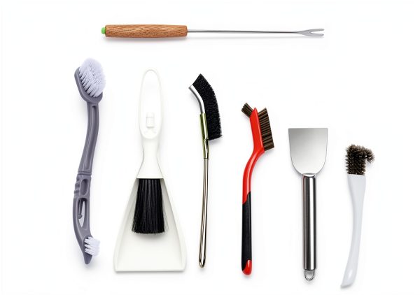 TOAINRSI Bird Cage Cleaner Stainless Steel 8-Piece Kit-1