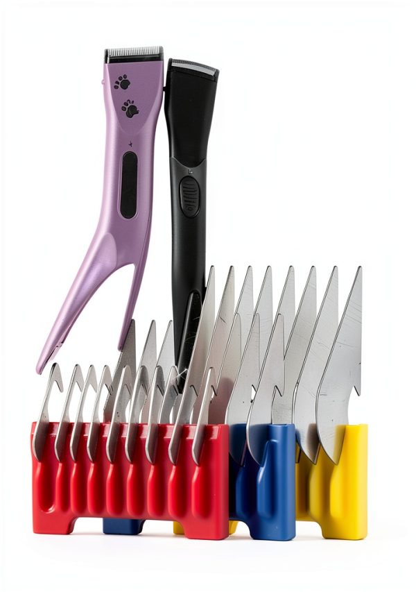 BESTBOMG Pet Grooming Guide Combs Stainless Steel Set-3