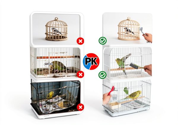 TOAINRSI Bird Cage Cleaner Stainless Steel 8-Piece Kit-2