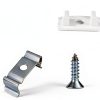 SXYYDSG U-Shape Clips Wall Mount Stainless Steel Set of 48-1