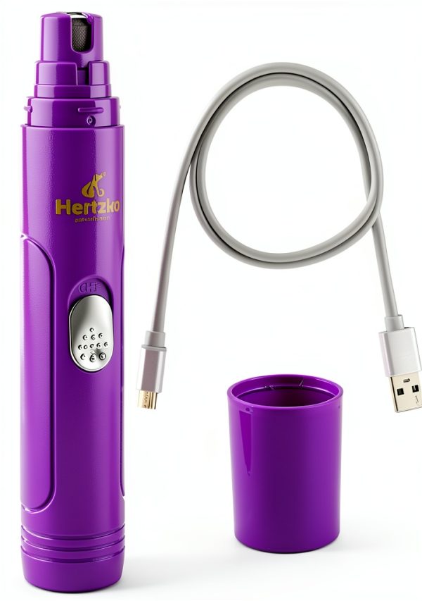 Hertzko Pet Nail Grinder Quiet Rechargeable Diamond Bit-0
