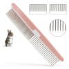 Crafterlife Pet Grooming Kit Slicker Brush Nail Clipper Comb-4