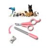 Crafterlife Pet Grooming Kit Slicker Brush Nail Clipper Comb-6