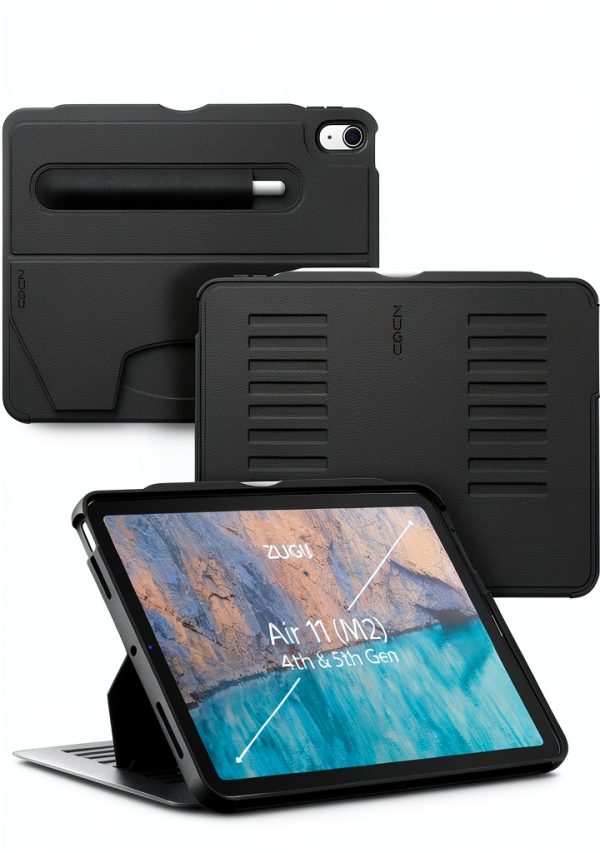 iPad Air 11 inch Zugu Case Slim 5ft Drop Defense Black-0