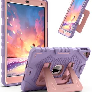 FINTIE Rugged iPad 10.2" Case for 7th-9th Gen with Kickstand Purple-0