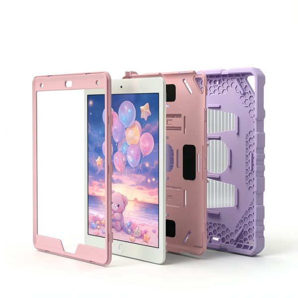 FINTIE Rugged iPad 10.2" Case for 7th-9th Gen with Kickstand Purple-2