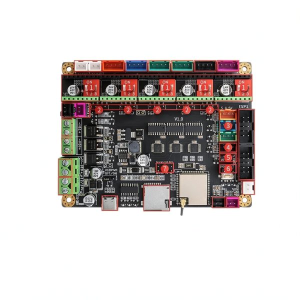 MKS V1.0 3D Printer Control Board by WALFRONT with ESP32 and 8GB Flash-3