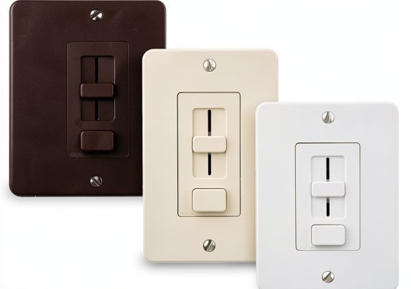 DIODE LED Dimmer Switch DI-24V-SE-100W with White Almond Finish-1