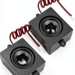 2pcs Speaker 5W 4Ω Cavity Loudspeaker for Arduino Black 5cm-0