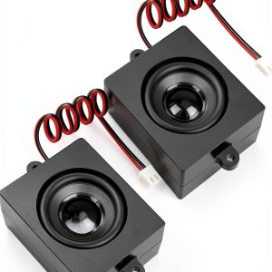 2pcs Speaker 5W 4Ω Cavity Loudspeaker for Arduino Black 5cm-0
