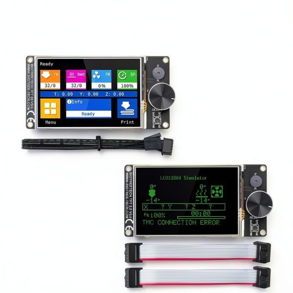 BIGTREETECH TFT35 V3.0.1 Touch Screen Display with Two Working Modes Smart Controller Panel Compatible with LCD12864 WiFi for Octopus V1.1/ SKR V1.4 Turbo/SKR 3/Manta M4P/M5P SKR 3 Ender 3 3D Printer-1